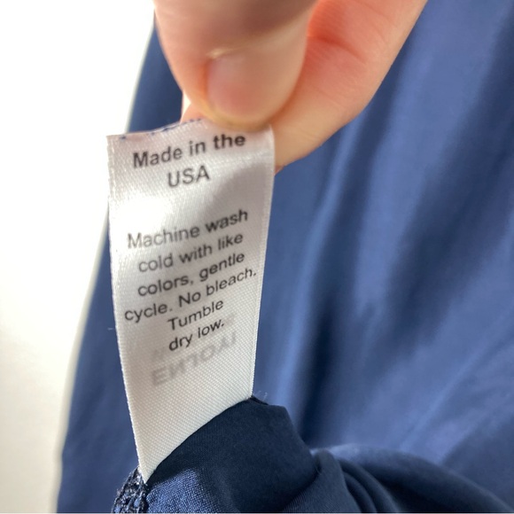 Michael Stars Silk Dress Sandwashed Sleeveless Muscle Tank Navy OS Fits All - Picture 14 of 16